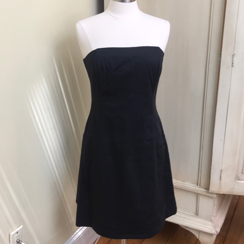 Black Strapless Robin Jordan Dress
